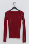 BASERANGE Long Sleeve T-Shirt TTOL-RI-AU23 Burning Red
